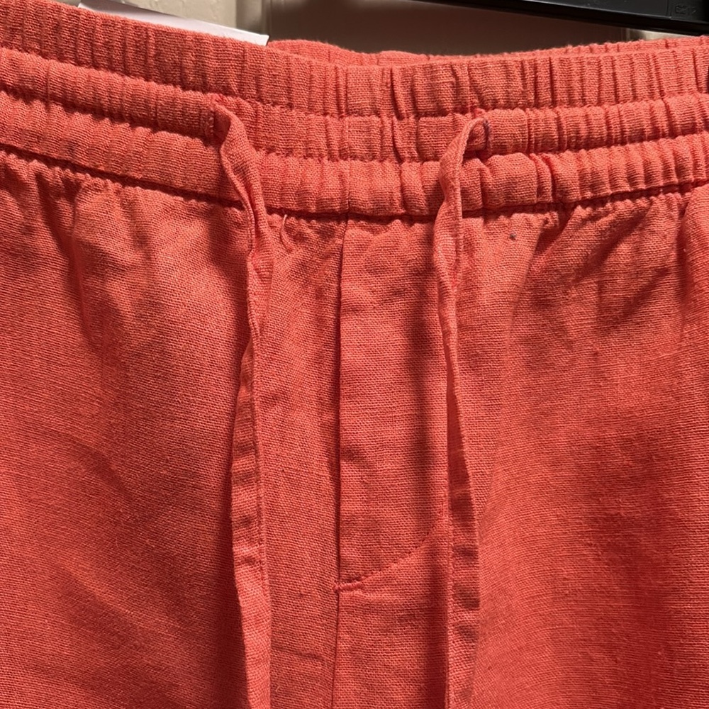 ‼️NWT‼️Old Navy Linen Shorts Coral - Picture 4 of 5